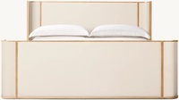 Amerikanisches Traditionelles Massivholzbett aus Eiche, Queen- und King-Size Doppelbettgestell mit Maßanfertigung für Schlafzimmer