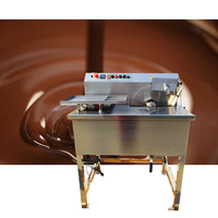 Déposeur de chocolat manuel, couverture pour lait, café, chocolat chaud, tempérage, fabrication, fonte, machine à enrober 220v, petite taille