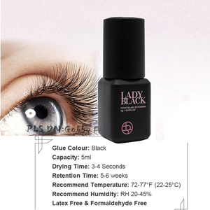 Pegamento/<span class=keywords><strong>Adhesivo</strong></span> Coreano Negro <span class=keywords><strong>de</strong></span> 5ml para Extensiones <span class=keywords><strong>de</strong></span> <span class=keywords><strong>Pestañas</strong></span> Individuales, Injerto, Color Negro, Sensible para Dama - Product Image 2