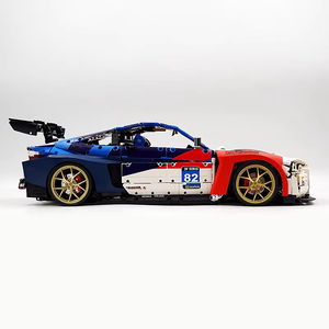 Jd040 טכני m4 1:8 סופרקאר בקנה מידה 76922 מכוניות מכוניות מודל בניית בלוקים לבנים מתנות יום הולדת צעצוע - Product Image 4