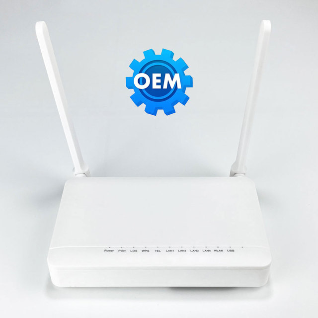 Dual Band WiFi Router GPON ONU F670L V9 with RJ45 4GE Ports 2.4G and 5.8G Frequencies