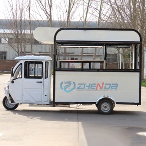 Tricycle Électrique Blanc Minimaliste Direct Usine, Voiture Portable pour Petit-Déjeuner, Repas et Glaces/Café, Transport Spécialisé - Product Image 5