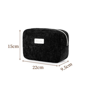 New Handheld Cosmetic Bag Stylish High Appearance Travel Storage <b>Pouch</b> Portable Inner Bag For Lipstick Skincare Makeup Organizer - Product Image 5