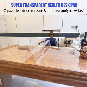 Cao cấp PVC trong suốt Khăn trải bàn không thấm nước oilproof chịu nhiệt rửa miễn phí bàn ăn Bìa nhà hàng mat - Product Image 5