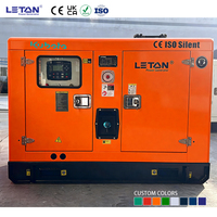 LETON POWER 10kVA 15kVA Guter Preis Superleises Design für Heim- und Büro-Backup Leiser Dieselgenerator mit Kubota-Motor
