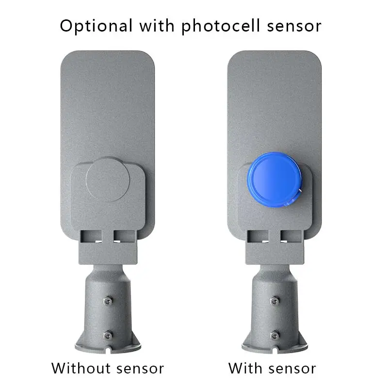 Solution sans entraînement en aluminium moulé sous pression à LED avec induction photoélectrique lampadaires à LED