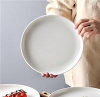 Service de vaisselle de luxe en porcelaine fine (New Bone China) blanc pour hôtels, restaurants et mariages – Assiettes plates et plats de présentation