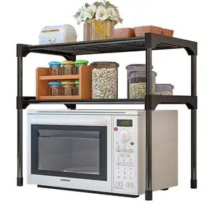 2 piani mensola cucina <span class=keywords><strong>forno</strong></span> a microonde mensola conservazione <span class=keywords><strong>per</strong></span> microonde a microonde Mven Rack porta scatola e scaffali - Product Image 1