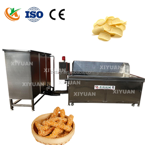 Large Capacity Frying Machine Mesh Basket French Fries Gas Auto Stir Fry Snacks Crisp Potato <strong>Chips</strong> Batch <strong>Fryer</strong> - Product Image 6
