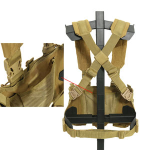 Lichtgewicht Tactisch Verkenningsvest Modulair Molle Borststuk Met Mag-Zakje En Afneembaar Pantser, Ademend Gevecht Voor Patrouille/Training - Product Image 5