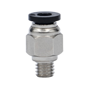 <b>Quick</b> Coupler Pneumatic <b>Connector</b> M5 External Thread Nickel Plated Copper For 3D Printer Feed Port Accessory - Product Image 1