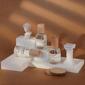 Profumo di lusso trasparente ricaricabile smerigliato vuoto rotondo 30ml 50ml bottiglia di profumo di vetro 100ml con confezione - Product Image 4