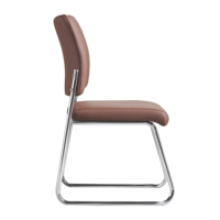 Silla de Cuero al por Mayor para Oficina, Salas de Conferencia y Reuniones, Diseño Moderno para Visitantes, Sala de Reuniones, Recepción de Oficina