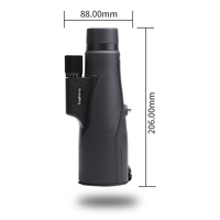 Telescopio Monocular profesional de alta calidad 10X/12x/15x con lente de objetivo de 56mm para conciertos de viajes al aire libre y eventos deportivos