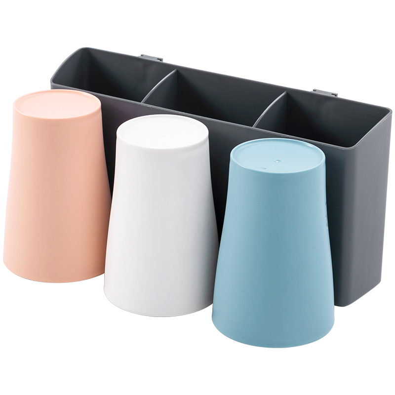 Подвесной Настенный держатель для зубной щетки, пластиковый настенный держатель для зубной щетки