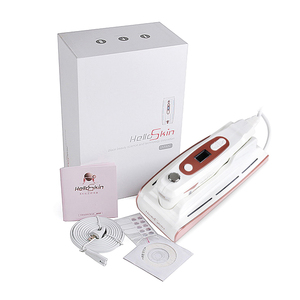 เครื่อง <span class=keywords><strong>Hifu</strong></span> 2D สีชมพูที่ดีที่สุดสำหรับใช้ในบ้าน ยกกระชับใบหน้า ลดริ้วรอยรอบดวงตา เครื่อง 2 in 1 - Product Image 1