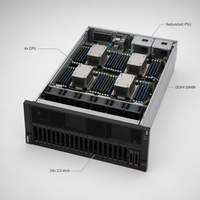 Serveur en rack SR860P 4x Gold 6230 80 cœurs 64 Go 3x 2400 Go RAID5 Centre de données d'entreprise