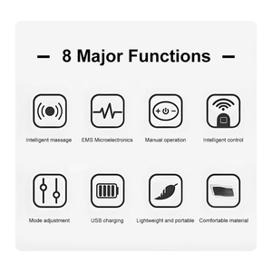 Masseur de pieds pliable personnalisable, appareil de massage à domicile, tapis de massage EMS pour les pieds, pour les soins de santé personnels avec 8 modes de vibration - Product Image 3