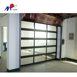 Portes <span class=keywords><strong>de</strong></span> <span class=keywords><strong>garage</strong></span> en aluminium européennes à vitrage intégral noires pour villas et commerces – <span class=keywords><strong>Prix</strong></span> abordable - Product Image 6