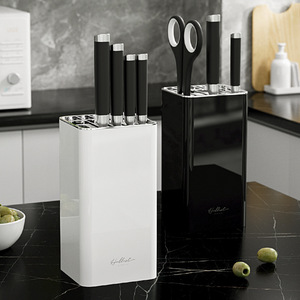 Knife Block Knife Holder Plastic Storage Rack For Kitchen Durable 12 Pieces Set - Product Image 2