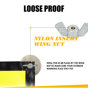 2.8 Inch Nickel-Coated Magnet Mount Cargo Carrier <b>Bracket</b> Safety Flag Holder - Product Image 4