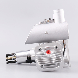 Motor DLE120, Modelo DLE 120, Dos Cilindros, Dos Tiempos, Escape Lateral, Refrigeración por Aire Natural, Arranque Manual, Cilindrada de 120cc, DLE - Product Image 4