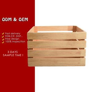 Cassa di imballaggio in <span class=keywords><strong>legno</strong></span> di <span class=keywords><strong>legno</strong></span> su ordinazione della fabbrica di <span class=keywords><strong>legno</strong></span> di quercia non finita - Product Image 5