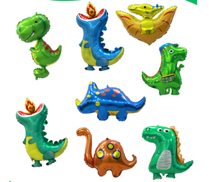 <span class=keywords><strong>D</strong></span>écorations <span class=keywords><strong>d</strong></span>'anniversaire dinosaure feuille ballon Latex Globos joyeux anniversaire bannière ensemble bébé douche fête faveurs - Product Image 3