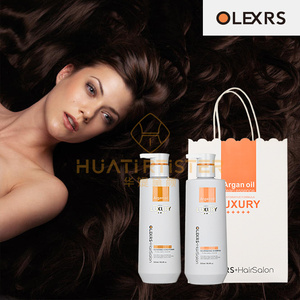Champú y Acondicionador OLEXRS con Aceite <span class=keywords><strong>de</strong></span> Argán Orgánico y Biotina, Set <span class=keywords><strong>de</strong></span> Lujo para Reparar el Cabello Rizado y Dañado, Venta al Por Mayor - Product Image 3