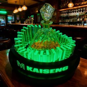 Factory Wholesale Customizable Color &amp; Size Nightclub Lounge VIP <strong>Whisky</strong> Champagne <strong>Service</strong> Display Serving LED Night Club Bottle - Product Image 3