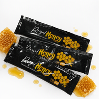Bâtonnets de miel naturels de qualité alimentaire, service ODM, saveur et logo personnalisés, pour la vente en gros