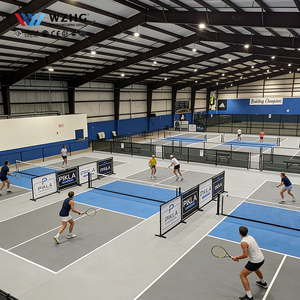 Structure de treillis laminé à chaud pour installations sportives de tennis avec cadre robuste anti-corrosion conforme à la norme ASTM A36 - Product Image 1