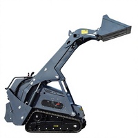 Mini-chargeuse compacte sur chenilles EPA Diesel pour travaux agricoles, de jardinage et de construction