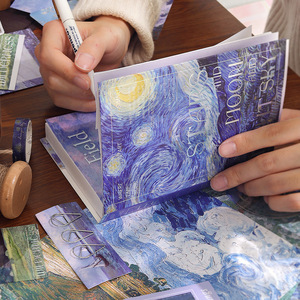 Kit de álbum de recortes diario pegatina diario cuaderno conjunto para niñas regalos arte Vintage artesanía planificador álbum diario - Product Image 6