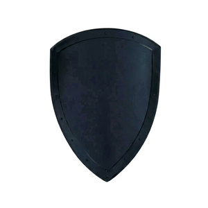 Armadura Táctica de Metal Negro, Placa Plana, Estilo Antiguo, Superficie Pintada, Pieza Decorativa Coleccionable - Product Image 1