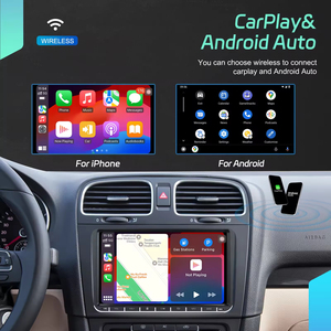 Volkswagen กลุ่มเครื่องเสียงสเตอริโอรถยนต์เฉพาะ podofo 9นิ้ว6 + 128GB Android CarPlay Android Android Auto GPS MK5 Jetta T5 - Product Image 3