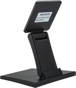 Support de moniteur <span class=keywords><strong>vertical</strong></span> Wearson, support de moniteur de bureau en métal, support de moniteur réglable en hauteur pour bureau, support VESA 75 100 - Product Image 1