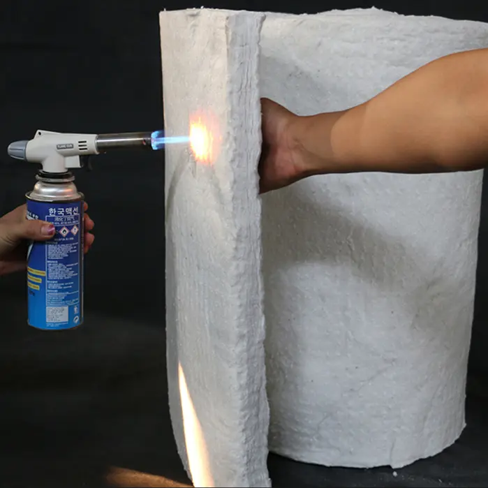 2600 F seramik yün fırın yalıtım alüminyum Silicate yanmaz battaniye seramik elyaf battaniye