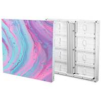 Pantalla LED para Exteriores de 5000 Nits P3.91, Gabinete de Perfil de Aluminio de 1000x1000 mm, Señalización Digital para Montaje en Pared