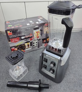 Robot culinaire professionnel Hoffmans HM-2086 4800W avec <span class=keywords><strong>minuteur</strong></span>, bol incassable de 2,2 L, mixeur commercial 2-en-1 avec fonction de broyage à sec et extracteur de jus - Product Image 4