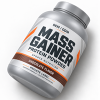 OEM Mass Gainer Poudre 500g Vanille Riche en Protéines Prise de Poids Soutien Croissance Musculaire Marque Privée