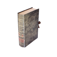 Emballage en forme de livre cadeau personnalisé, accessoire à rabat, en papier, avec fermeture de ruban, vente en gros, 50 unités