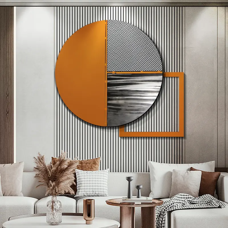 Home Decor Modern Abstract Wall Decor Mixed Media Artwork 3D Wall Art Painting Living Room Decoration