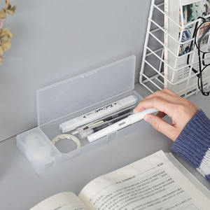 Bview Art <span class=keywords><strong>astuccio</strong></span> in plastica trasparente <span class=keywords><strong>astuccio</strong></span> in plastica per cancelleria con coperchio incernierato e chiusura a scatto - Product Image 3