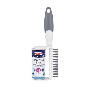 Cepillo 2 en 1 con rodillo adhesivo y cerdas - Product Image 1