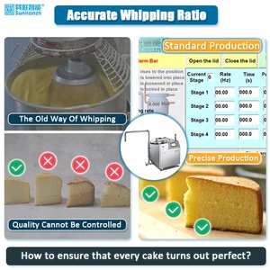 Mélangeur à œufs industriel pour boulangerie, machine à compresseur pour boulangerie - Product Image 3