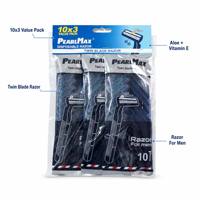 Rasoir jetable à double lame en acier inoxydable de haute qualité Pearl Max Wholesale Cuchilla Afeitar