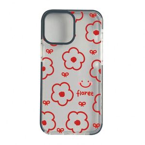 Funda de Teléfono con Diseño Floral Simple Estilo Coreano para iPhone 16 Pro 15 14 11 12 13 Pro Max 7 8 XS XR, Transparente, Antigolpes, TPU - Product Image 6