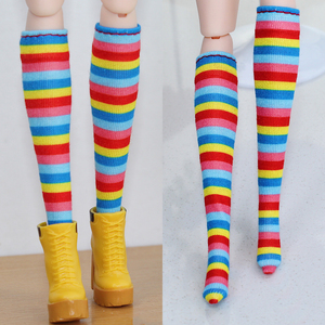 ถุงเท้าถุงน่องขนาดเล็กสำหรับ<span class=keywords><strong>บ</strong></span>้านตุ๊กตาทำด้วยมือขนาด1/6สำหรับตุ๊กตา BJD ของเล่นแ<span class=keywords><strong>บ</strong></span><span class=keywords><strong>บ</strong></span>นุ่มเหมาะกับตุ๊กตา blyth และตุ๊กตาขนาด1/6อื่นๆ - Product Image 4