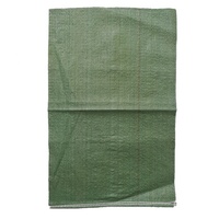 Chine prix pas cher recyclé 55x95cm 50 grammes sacs en polypropylène vert pour débris de Construction bâtiment déchets sable